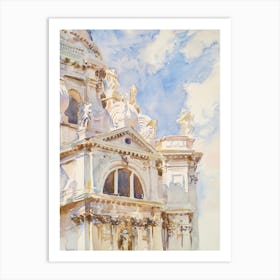 The Salute, Venice, John Singer Sargent Art Print