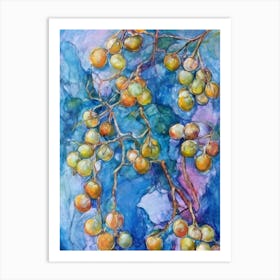 Golden Berry 2 Classic Fruit Art Print