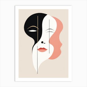 Face Of A Woman 6 Art Print