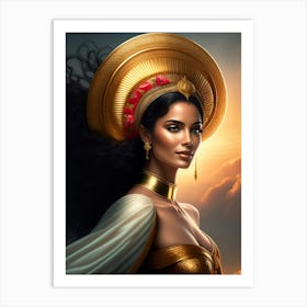 Egyptian Goddess 1 Art Print