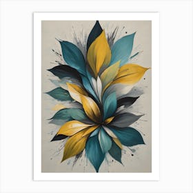 Abstract Of Flowers Art Print