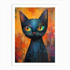 The Coolest Cat In Town 5 Art Print