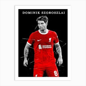 Dominik Szoboszlai Liverpool 2 Art Print