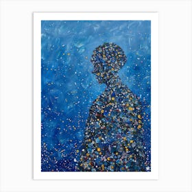 Silhouette Of A Person Art Print