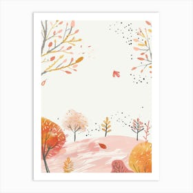 Autumn Background 1 Art Print