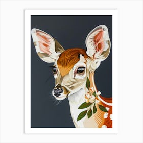 Fawn Illustration 4 Art Print