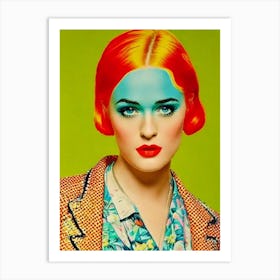 Evan Rachel Wood Colourful Pop Movies Art Movies Art Print