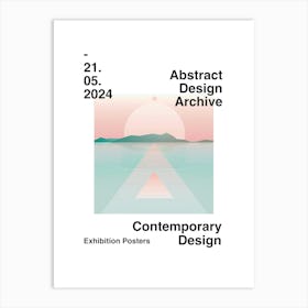 Abstract Design Archive Poster 12 Art Print