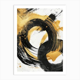 Abstract Circles Canvas Print 17 Art Print