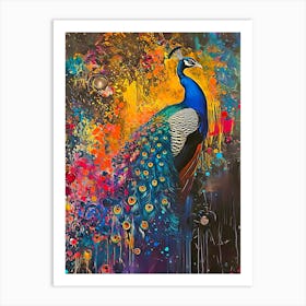 Peacock Art Print