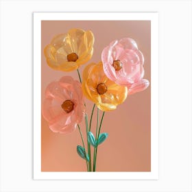 Dreamy Inflatable Flowers Buttercup 1 Art Print