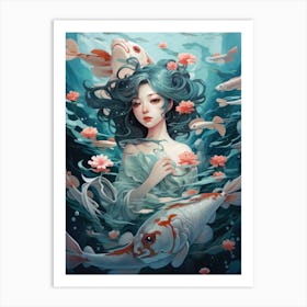 Koi Fish 2 Art Print