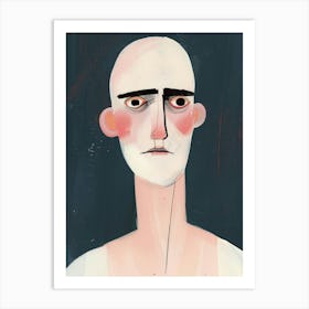 Portrait Of A Man 50 Art Print