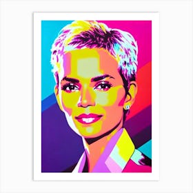 Halle Berry Pop Movies Art Movies Art Print