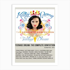 Teenage Dream The Complete Confection 3 Art Print