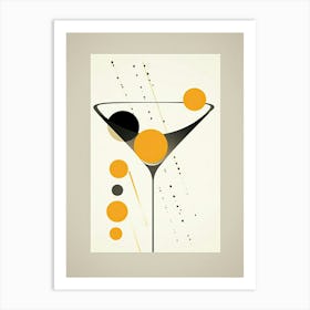 Mid Century Modern Sidecar Floral Infusion Cocktail 8 Art Print