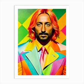 Bob Sinclar Colourful Pop Art Art Print