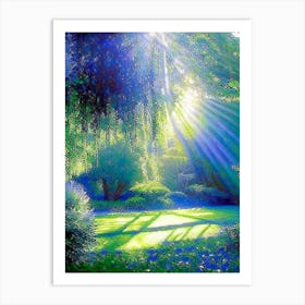 Keirunga Gardens, New Zealand Classic Painting Art Print