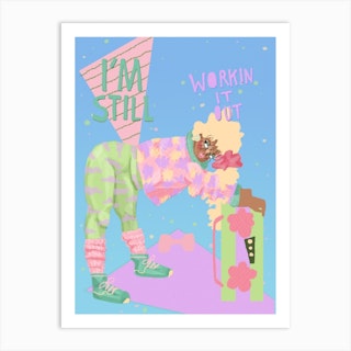 Work It Out Art Print