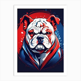 The British Bulldog Art Print