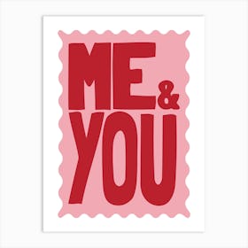 Me & You Art Print