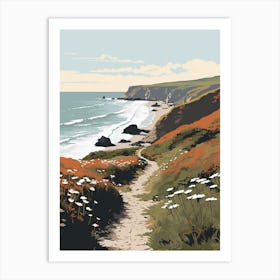 The Wales Coast Path Wales 2 Hiking Trail Landscape Art Print