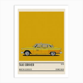 Taxi Driver Car Movie Art Print