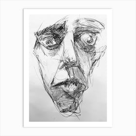 Portrait Of A Man 60 Art Print