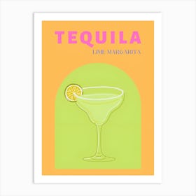 Tequila Lime Margarita Art Print