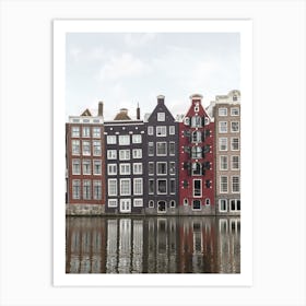Canal Houses Of Amsterdam Art Print