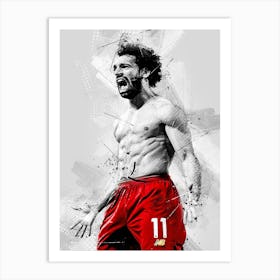 Mohamed Salah Liverpool 2 Art Print