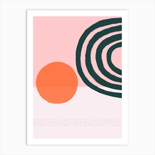 Abstract Horizon Art Print
