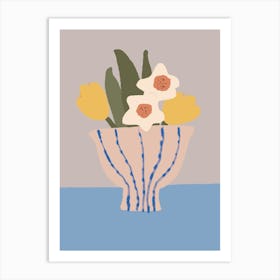 Flowers In A Vase 4 Art Print