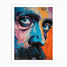 Face Of A Man 1 Art Print