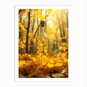 Autumn Leaves In A Bottle Art Print