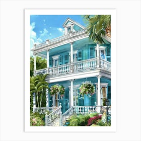 Victorian House 1 Art Print