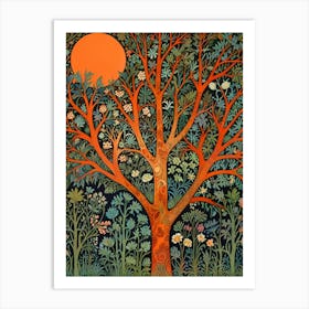 William Morris Tree Of Life 18 Art Print