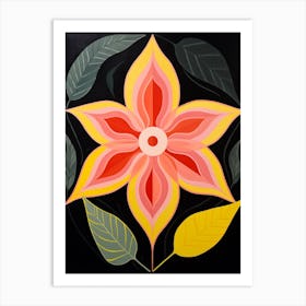 Daffodil 3 Hilma Af Klint Inspired Flower Illustration Art Print