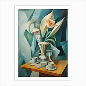 Coffee And Flowers Art Print