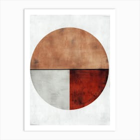 'The Circle', Minimalist, Bauhaus Art Print