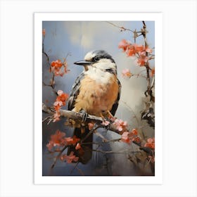 Bird In Blossom Art Print