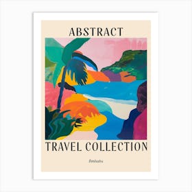 Abstract Travel Collection Poster Barbados 2 Art Print