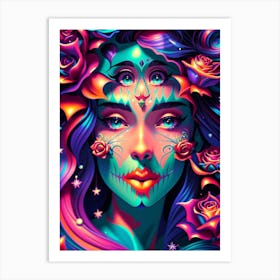 Day Of The Dead Girl 1 Art Print