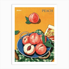 Peach Art Print