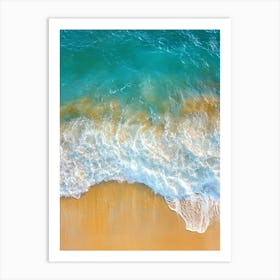 Aerial View Of The Beach 6 Art Print