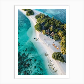 Maldives Island 5 Art Print