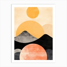 Abstract Landscape Painting Art Print