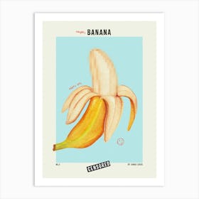 Naughty Banana Art Print