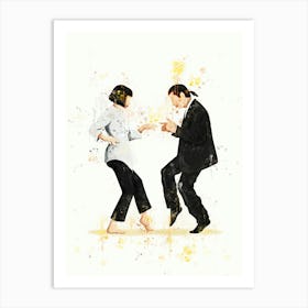 pulp fiction Dancers Art Print