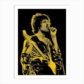 Jimi Hendrix Art Print